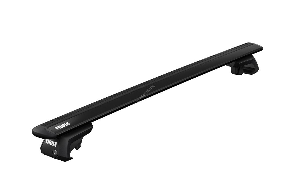 Багажник Thule WingBar Evo Black на аэродинамических дугах для Audi A4 Allroad (B8) 2008-2