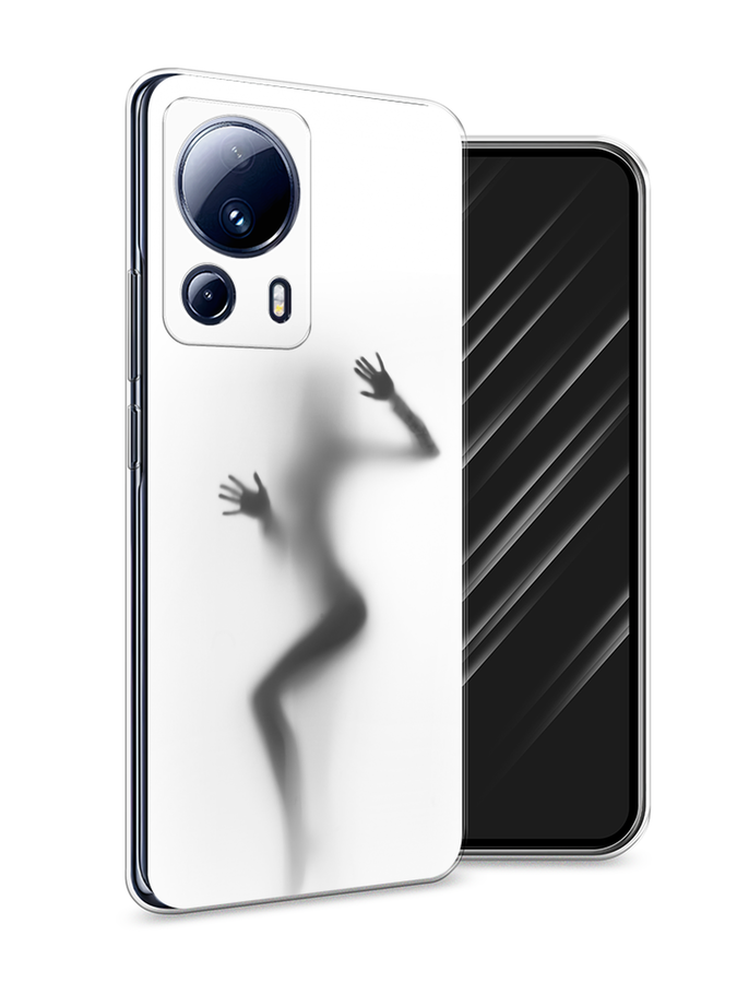 

Чехол Awog на Xiaomi 13 Lite "Девушка в душе", Серый;белый;черный, 318150-7