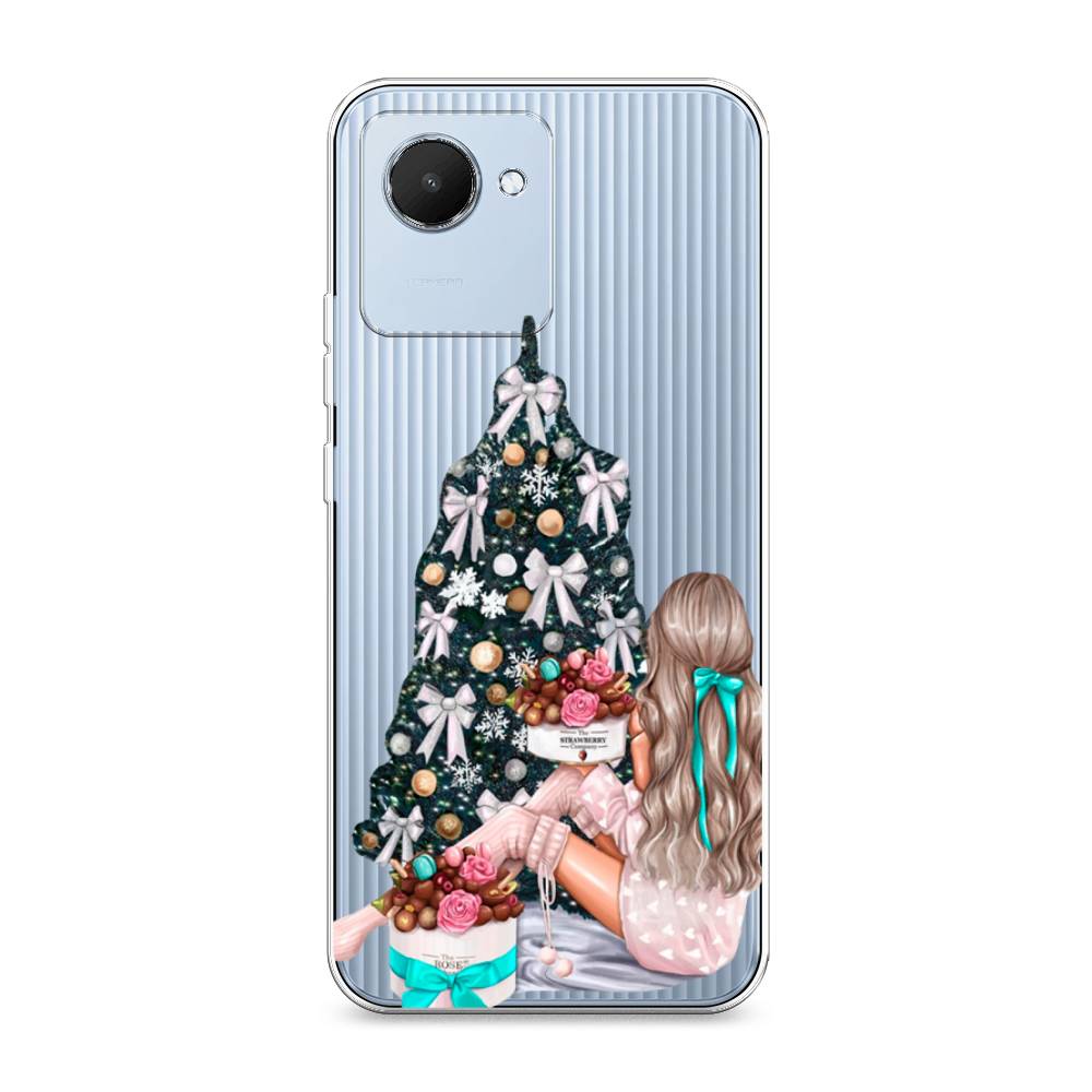 

Чехол на Realme C30 "New Year", Зеленый;бежевый;голубой, 2510550-5