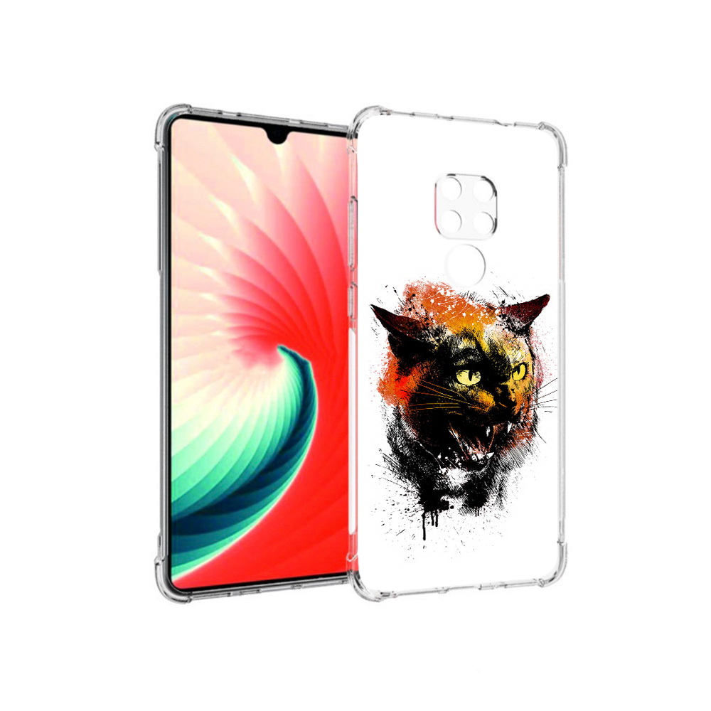

Чехол MyPads Tocco для Huawei Mate 20 сиамский кот, Прозрачный, Tocco