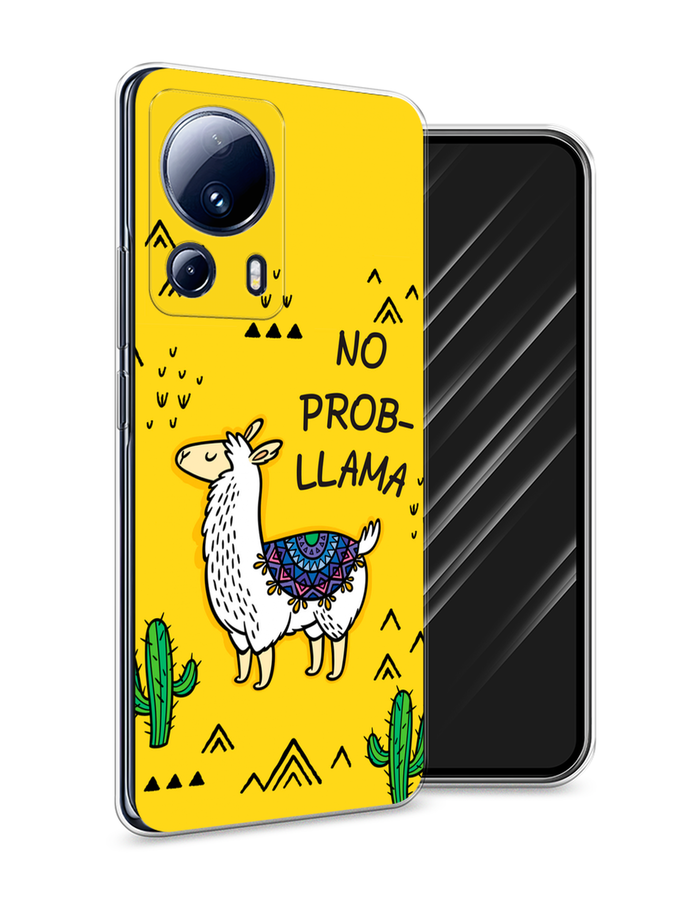 

Чехол Awog на Xiaomi 13 Lite "No probLLama", Желтый;черный;синий, 318150-2