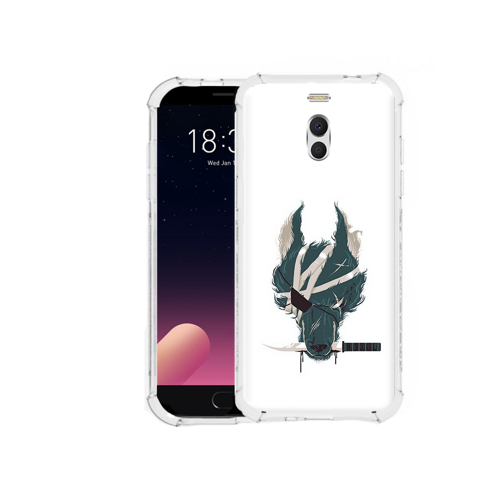 

Чехол MyPads Tocco для Meizu M6 Note волк-разбойник, Прозрачный, Tocco