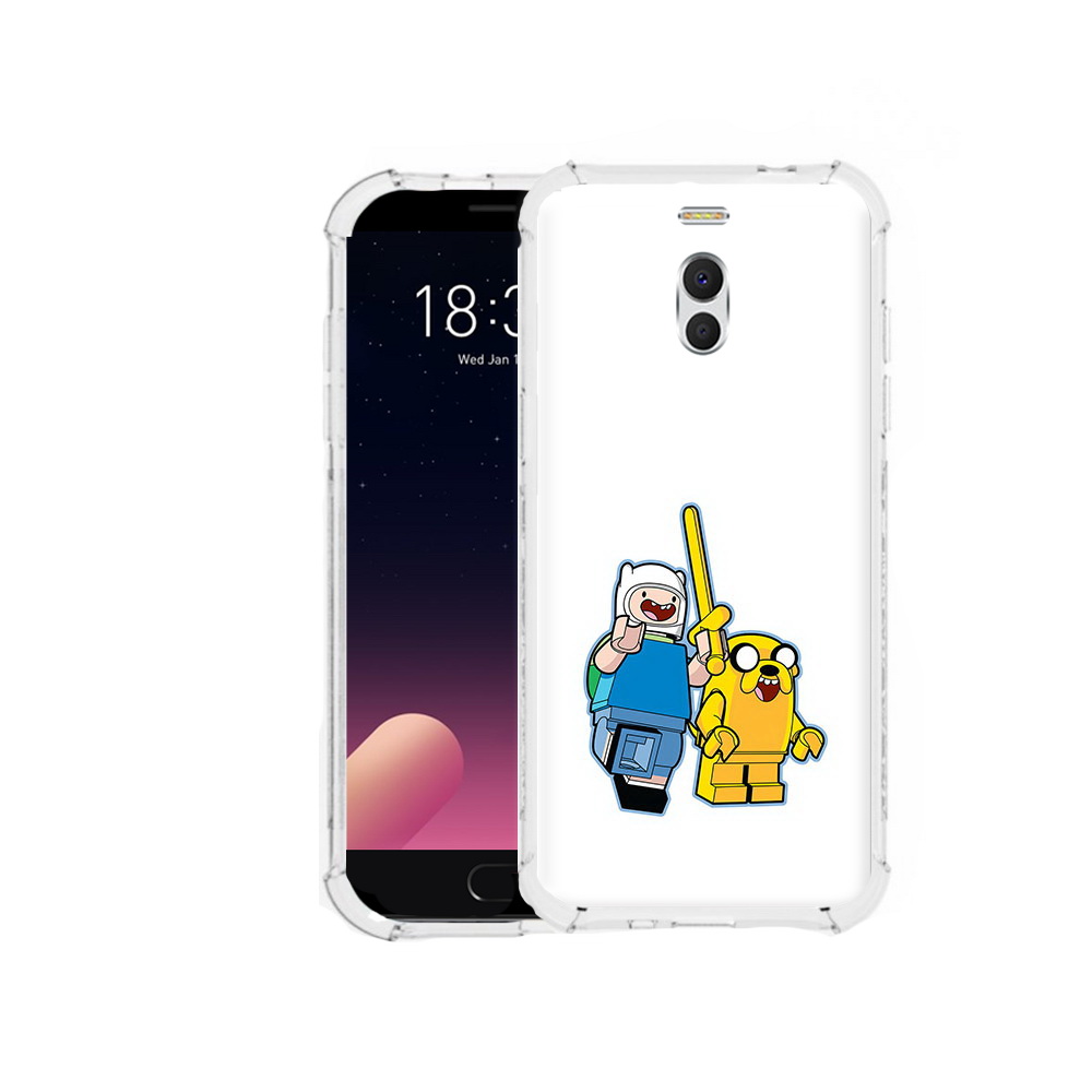 

Чехол MyPads Tocco для Meizu M6 Note время приключений лего, Прозрачный, Tocco