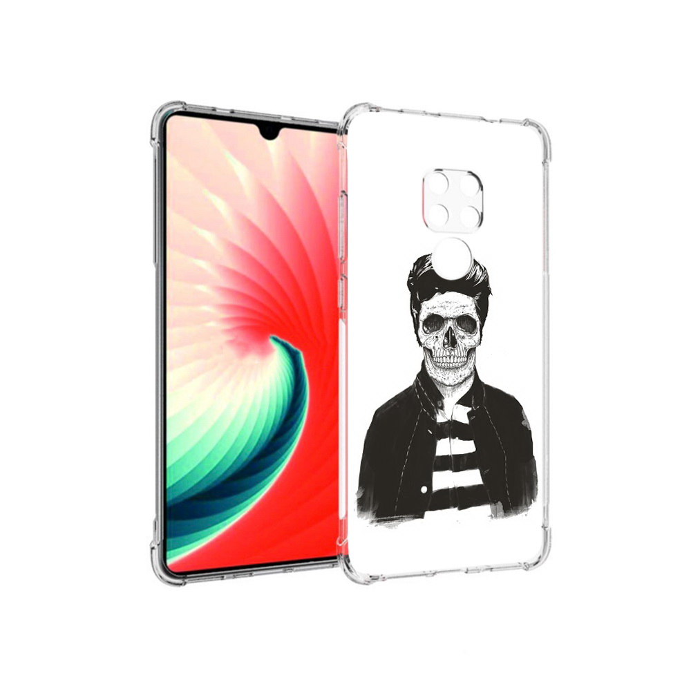 

Чехол MyPads Tocco для Huawei Mate 20 скелет, Прозрачный, Tocco