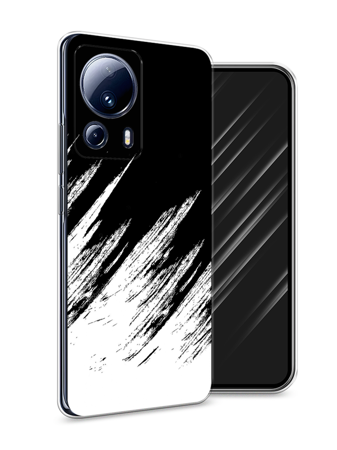 

Чехол Awog на Xiaomi 13 Lite "Черно белые брызги", Черный;белый;бежевый, 318150-3