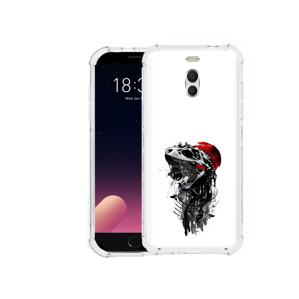 

Чехол MyPads Tocco для Meizu M6 Note вымерший динозавр, Прозрачный, Tocco