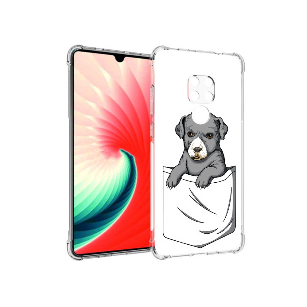 

Чехол MyPads Tocco для Huawei Mate 20 собачка в кармане, Прозрачный, Tocco