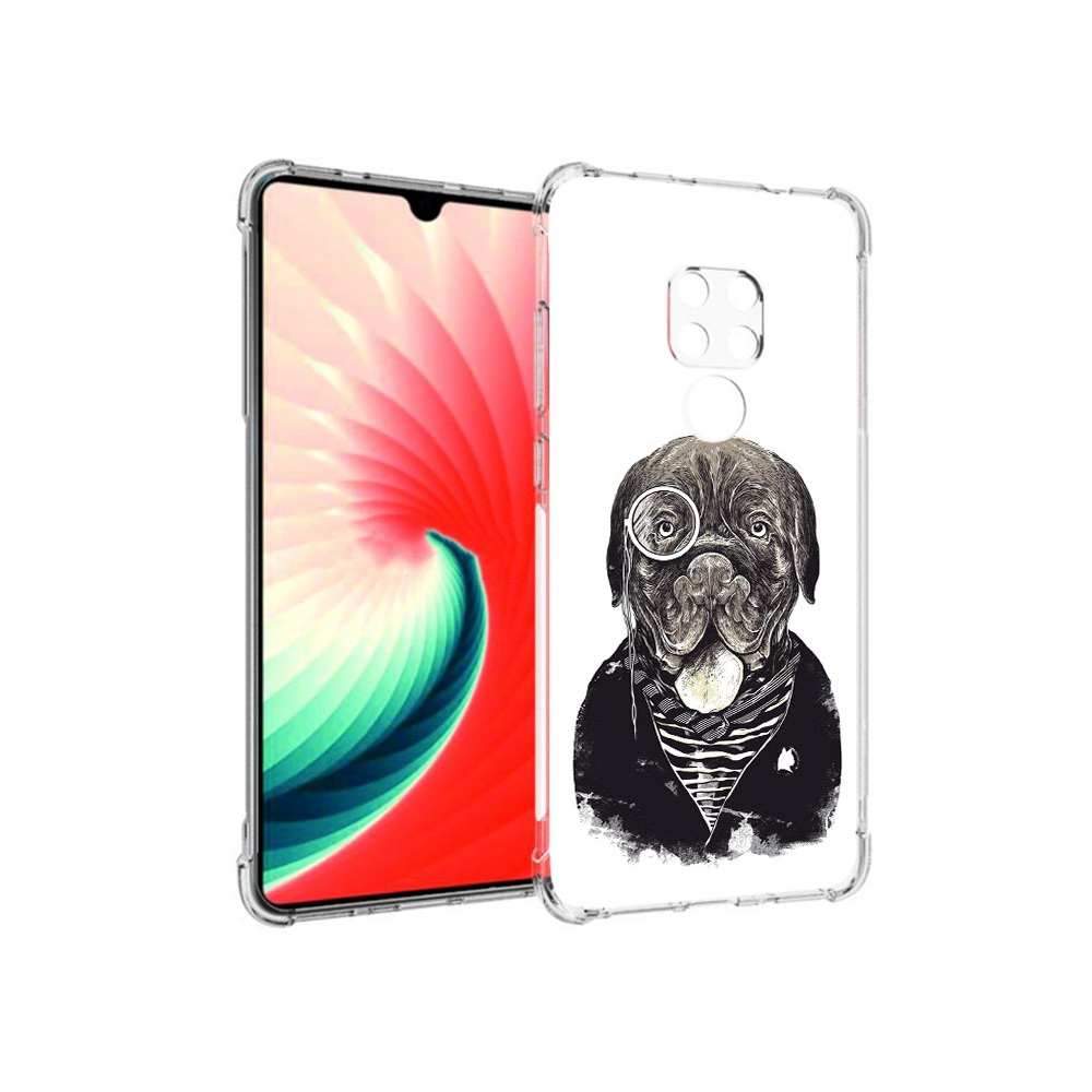 

Чехол MyPads Tocco для Huawei Mate 20 солидный песик, Прозрачный, Tocco