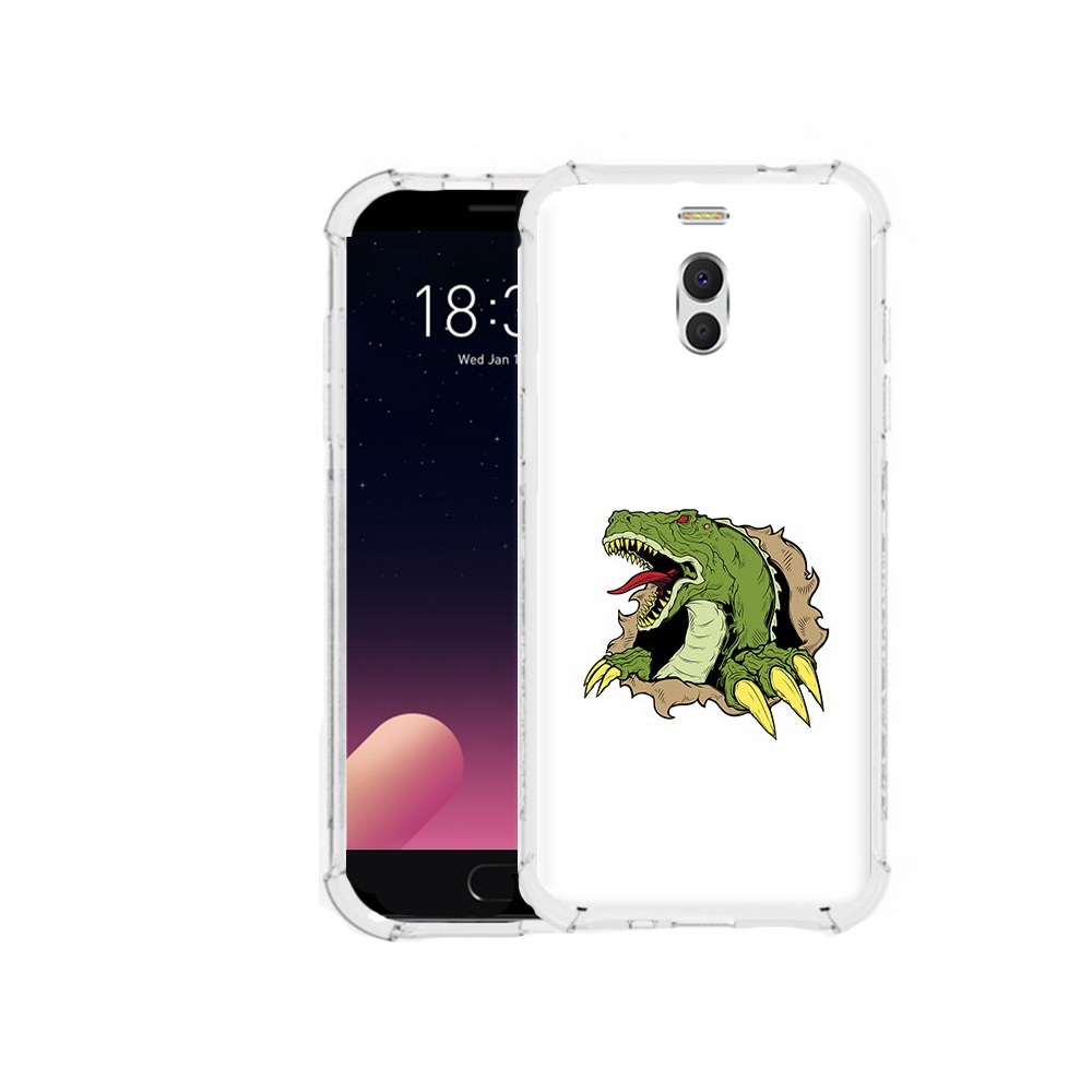 

Чехол MyPads Tocco для Meizu M6 Note годзила, Прозрачный, Tocco