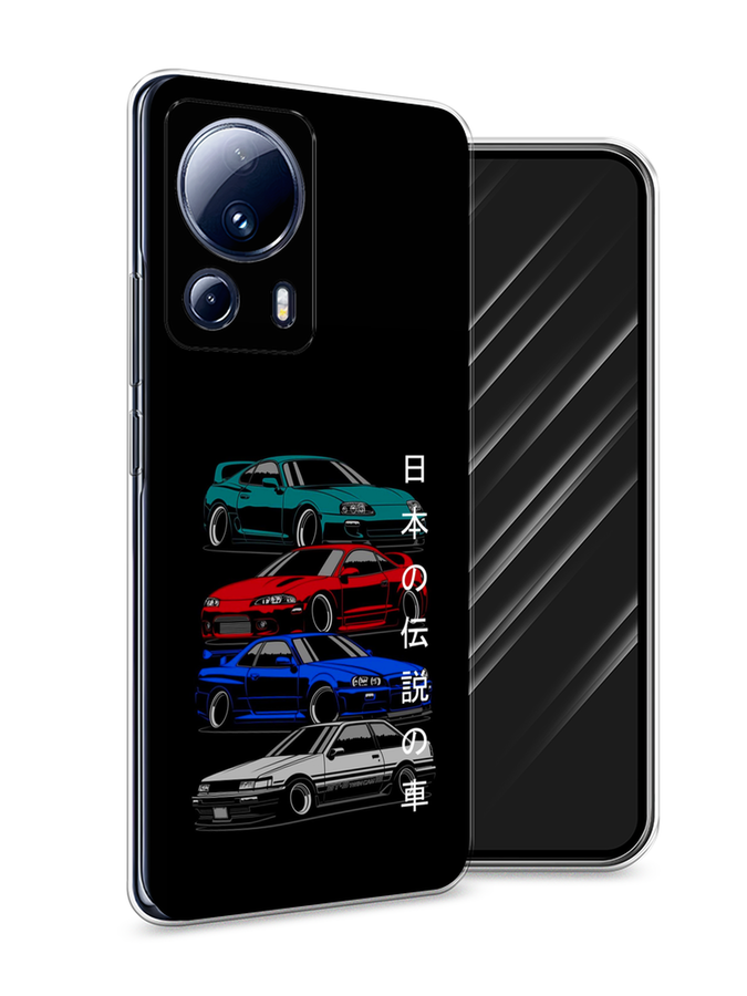 

Чехол Awog на Xiaomi 13 Lite "JDM Legend cars", Зеленый;красный;синий, 318150-5
