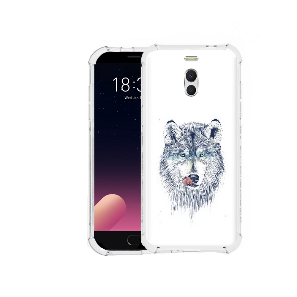 

Чехол MyPads Tocco для Meizu M6 Note голодгый волк, Прозрачный, Tocco