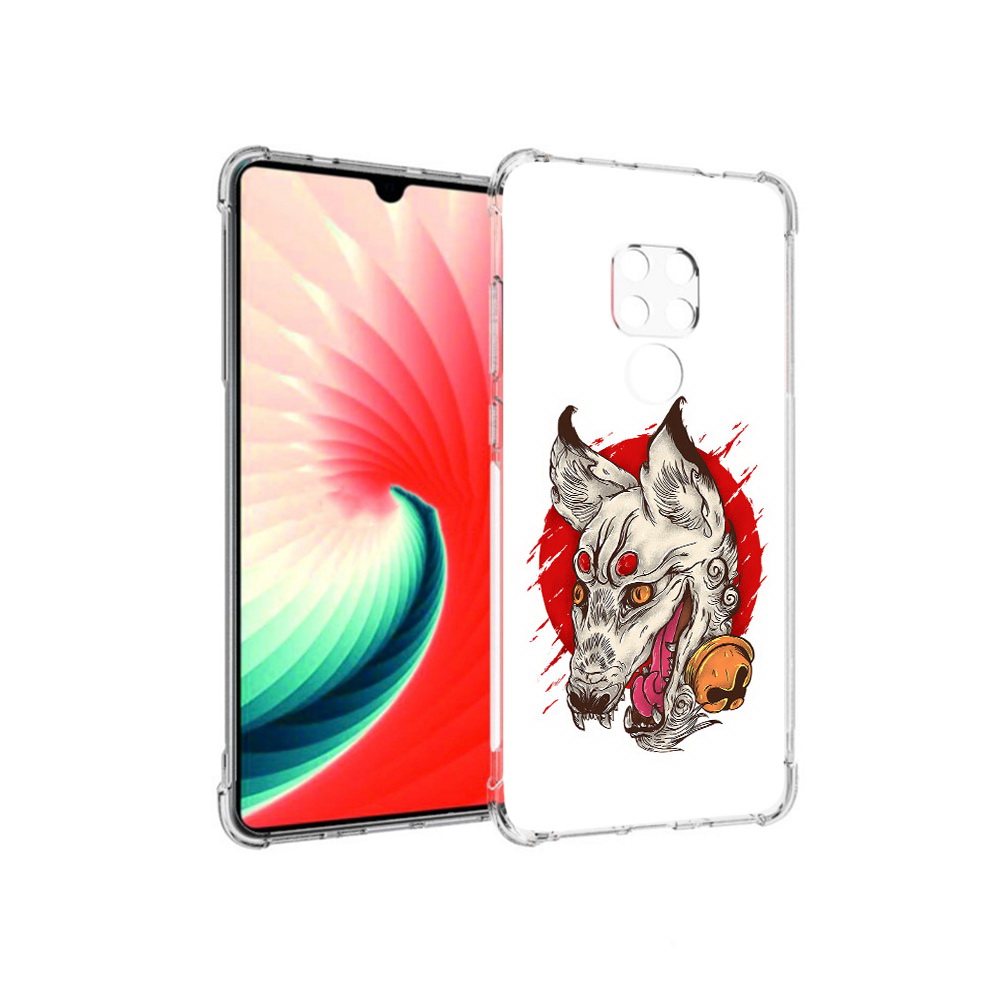 

Чехол MyPads Tocco для Huawei Mate 20 страшная собака, Прозрачный, Tocco