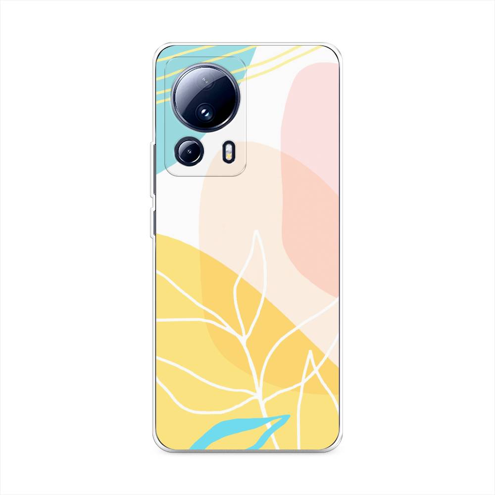

Чехол Awog на Xiaomi 13 Lite "Летнее настроение", Желтый;голубой;розовый, 318150-10