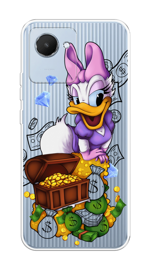 

Чехол на Realme C30 "Rich Daisy Duck", Коричневый;белый;фиолетовый, 2510550-6