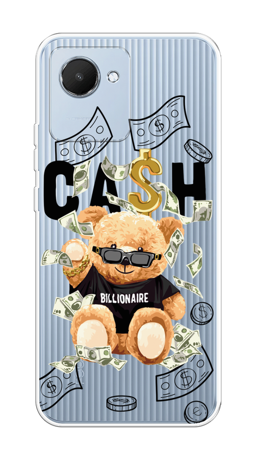

Чехол на Realme C30 "Big cash", Черный;серый;бежевый, 2510550-6