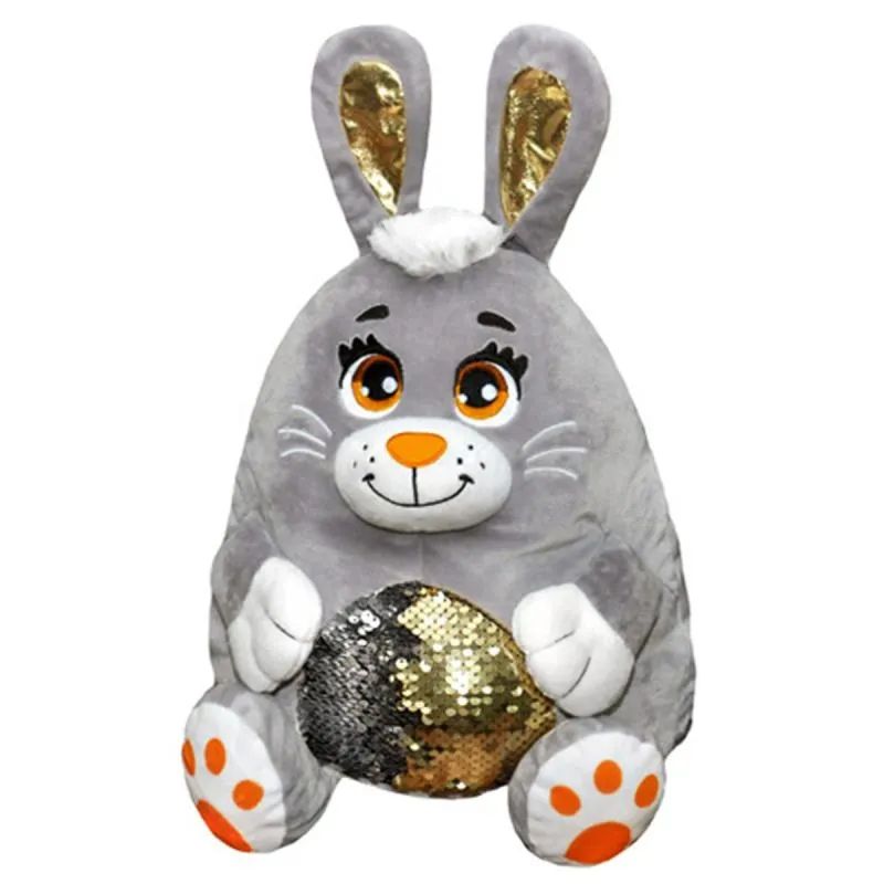 

Новогодний сладкий подарок Заяц с пайетками, игрушка 1000 г