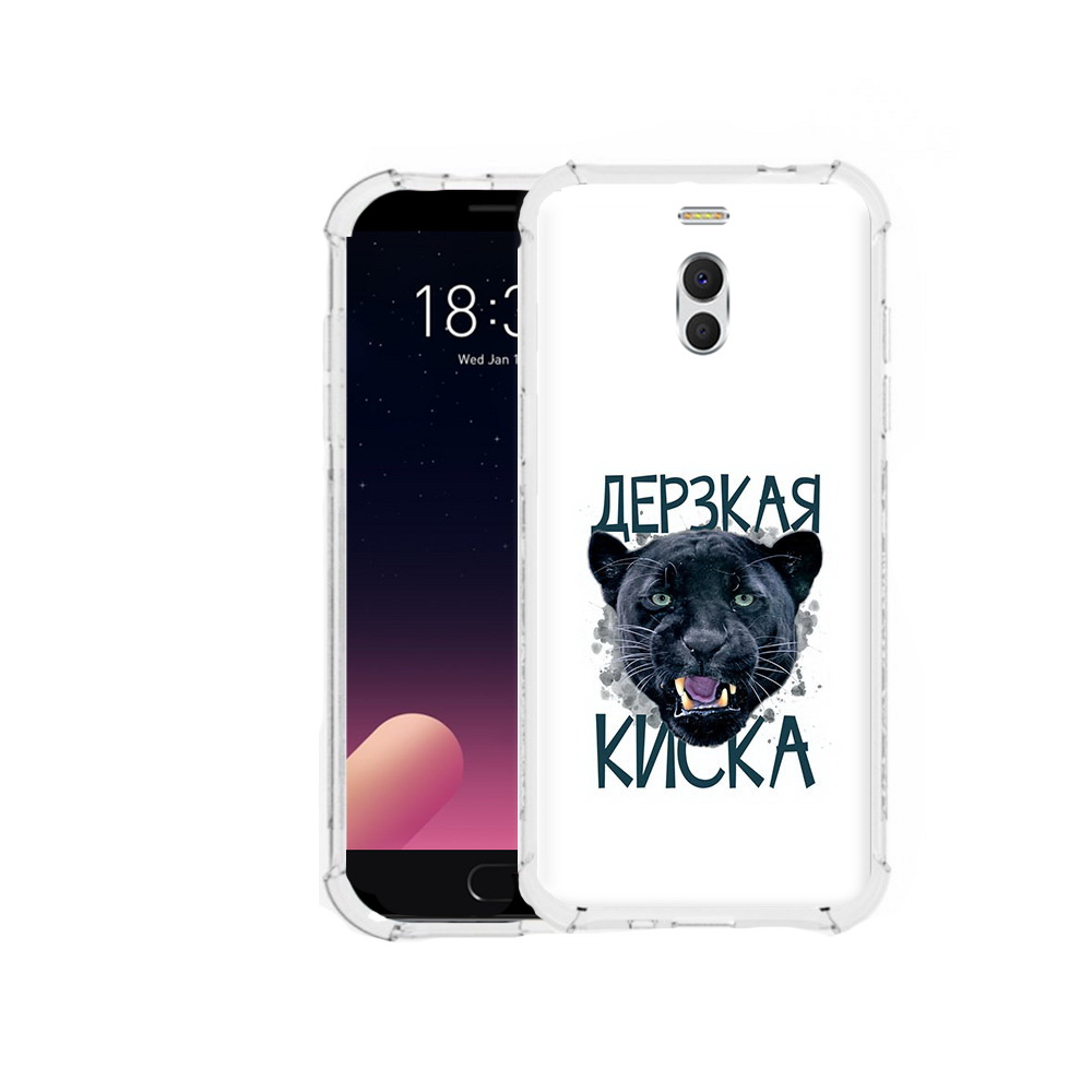

Чехол MyPads Tocco для Meizu M6 Note дерзкая киска, Прозрачный, Tocco
