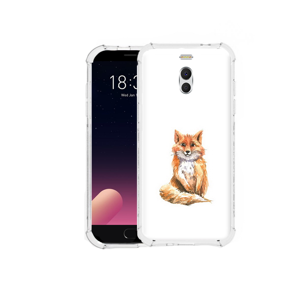 

Чехол MyPads Tocco для Meizu M6 Note детская лиса, Прозрачный, Tocco