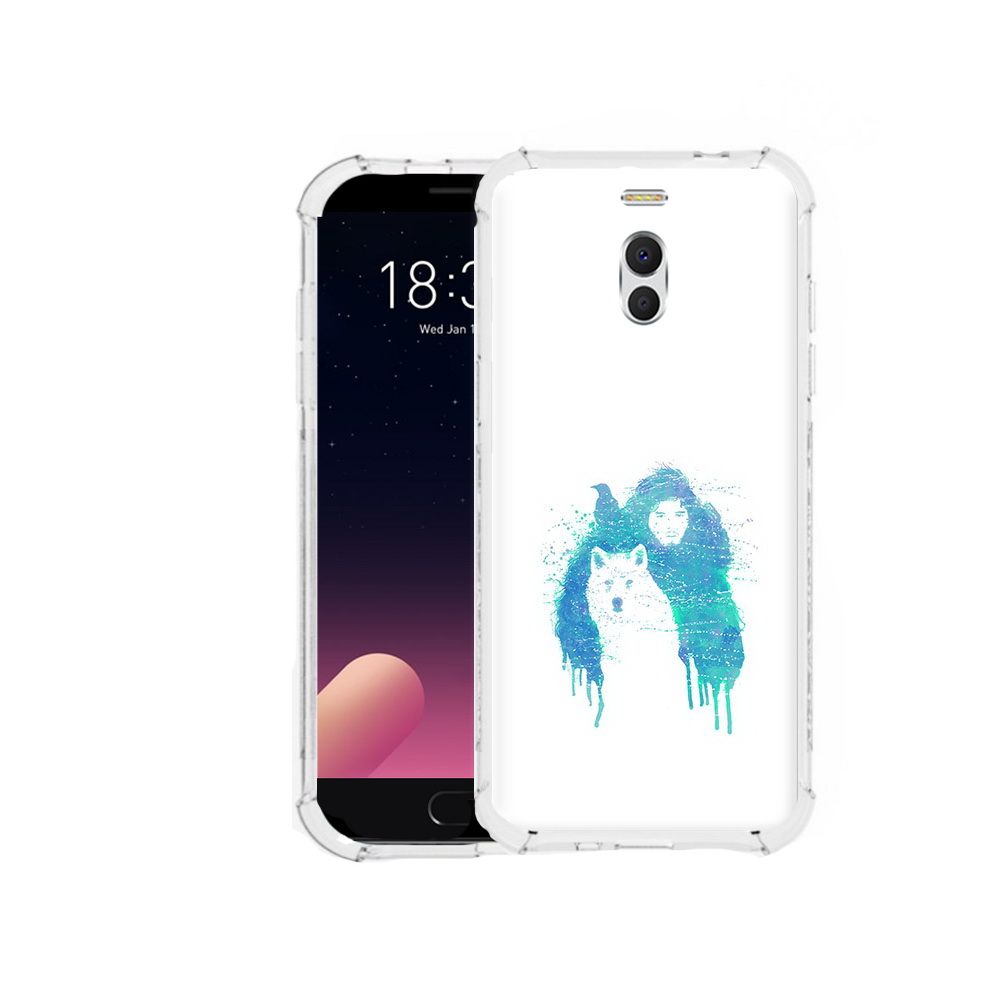 

Чехол MyPads Tocco для Meizu M6 Note джон сноу, Прозрачный, Tocco