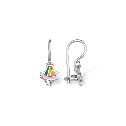

Серьги из серебра EFREMOV 1200419544, эмаль, 1200419544
