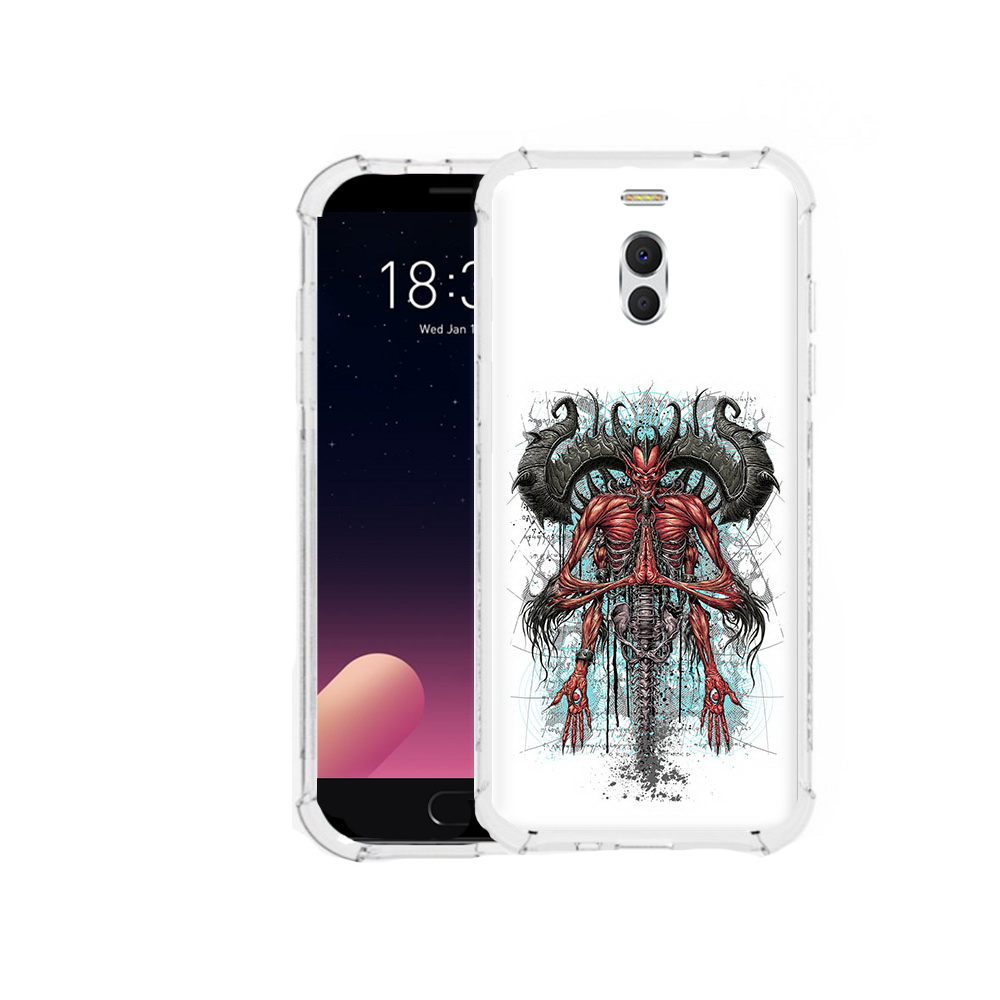

Чехол MyPads Tocco для Meizu M6 Note дьявол, Прозрачный, Tocco