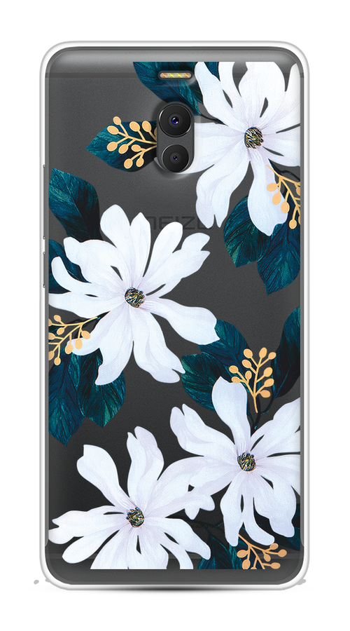 

Чехол на Meizu M6 Note "Delilah Flower", Зеленый;белый, 72150-1