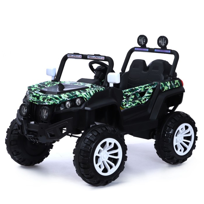 

Электромобиль «Квадроцикл», 4WD полный привод, цвет зелёный глянец