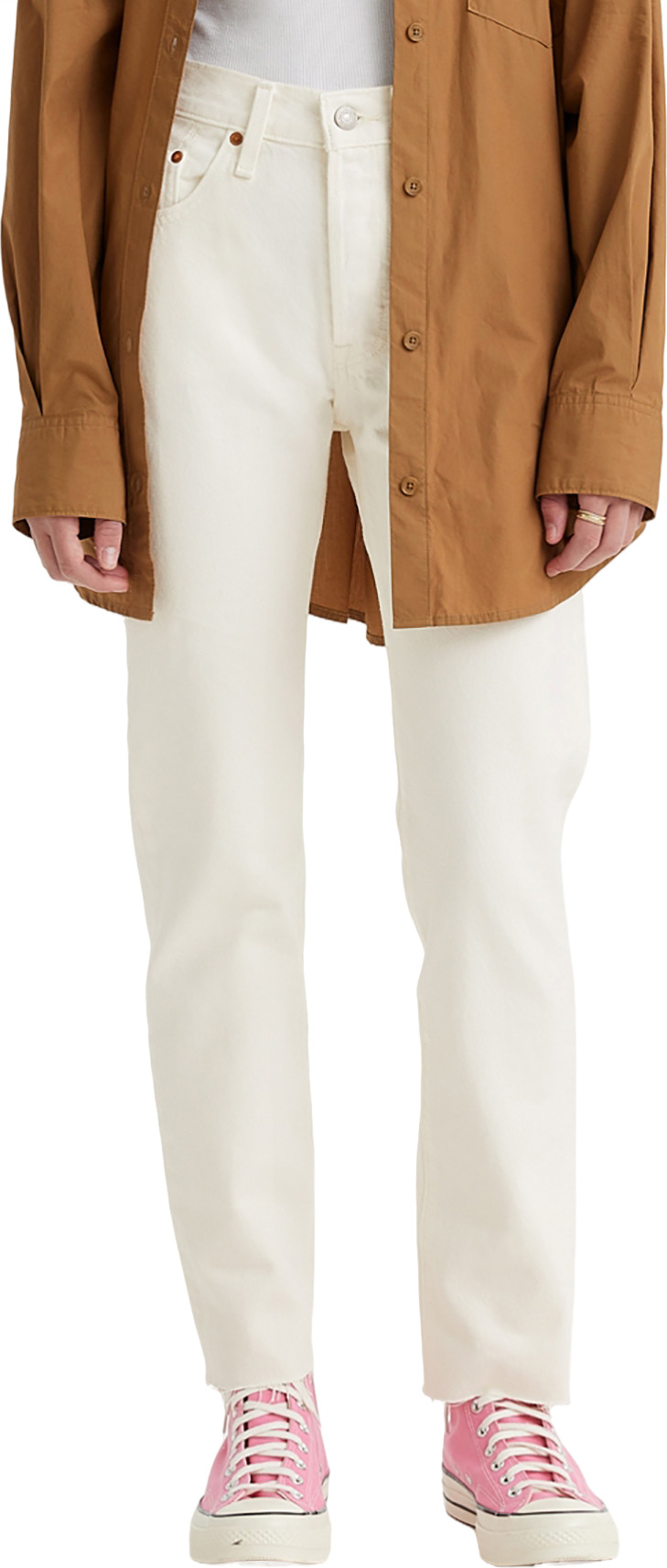 

Джинсы женские Levi's Women 501 Original Jeans белые 29/30, Белый, Women 501 Original Jeans