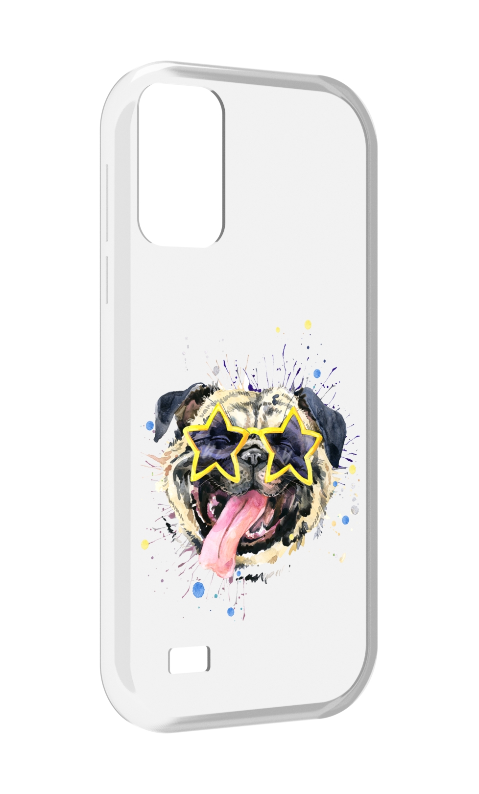 

Чехол MyPads мопс боксер для Oukitel C31, Прозрачный, Tocco