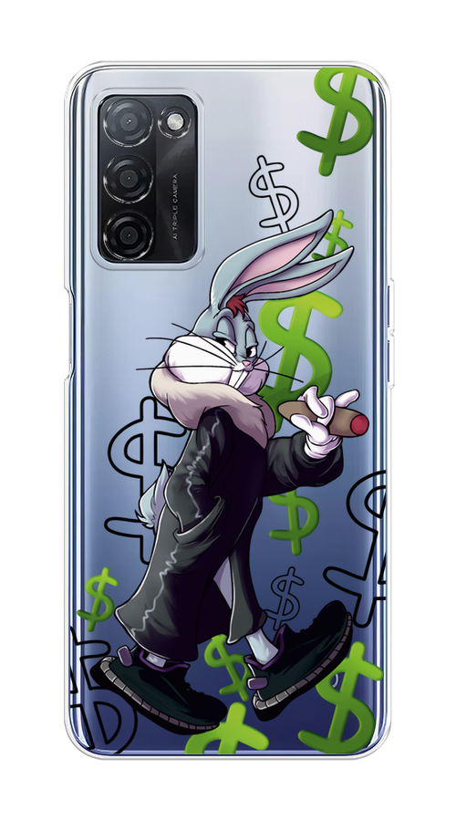 

Чехол на Oppo A55s 5G Rich Bugs Bunny, Зеленый;черный;голубой, 2510150-6