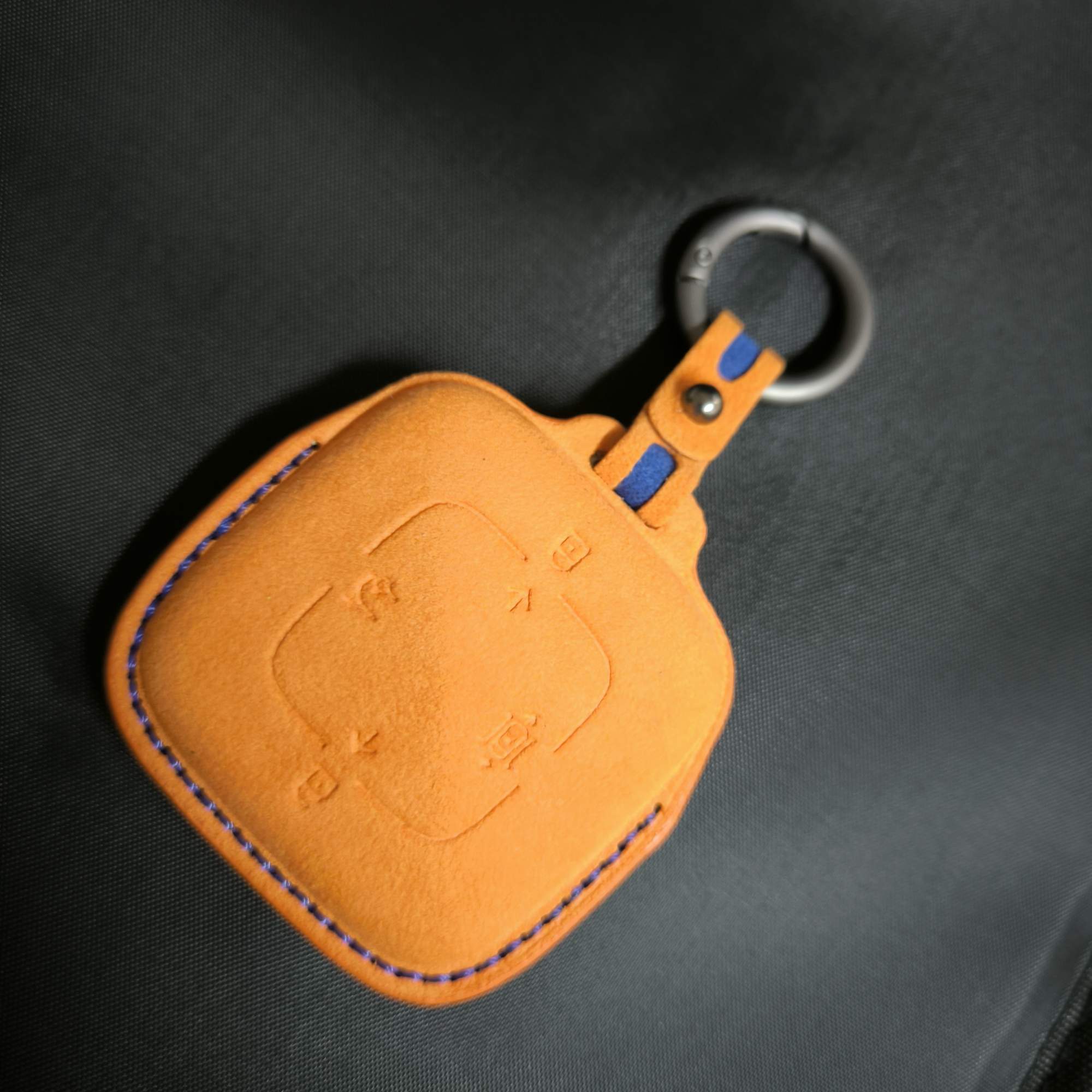 

Чехол bluetooth ключа Elektro-smart для автомобиля Zeekr 001, Alcantara, оранжевый, zeekr_Bluetooth_key_Alcantara_orange