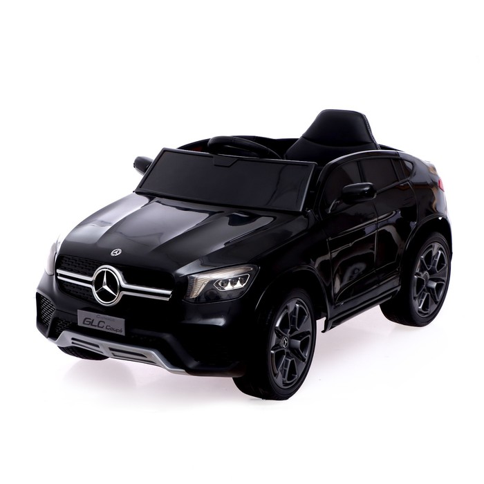 фото Электромобиль mercedes-benz glc coupe, eva колеса, кожаное сидение, цвет чёрный nobrand