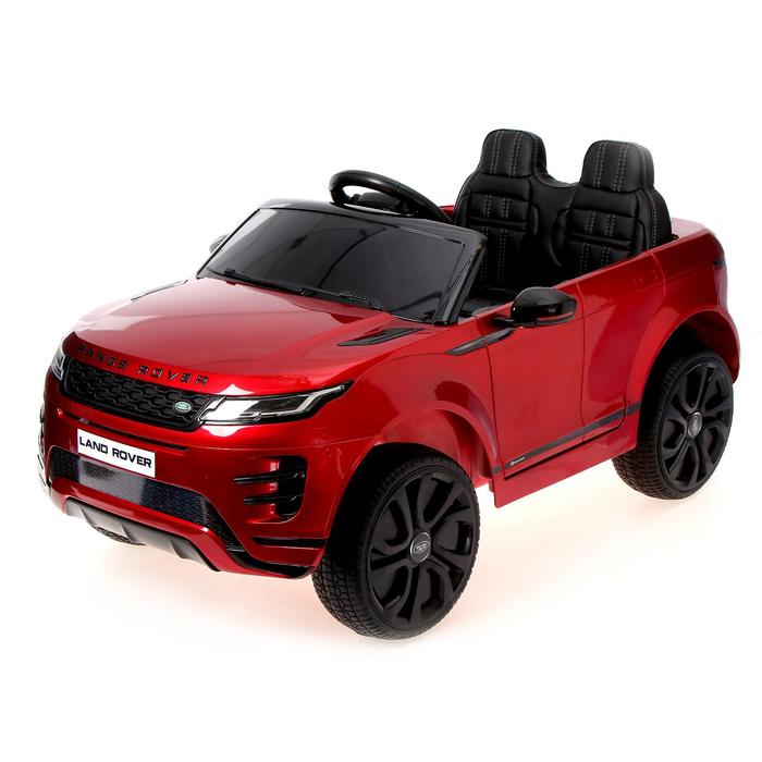 фото Электромобиль range rover evoque, кожаное сидение, eva колеса, цвет бордовый глянец nobrand