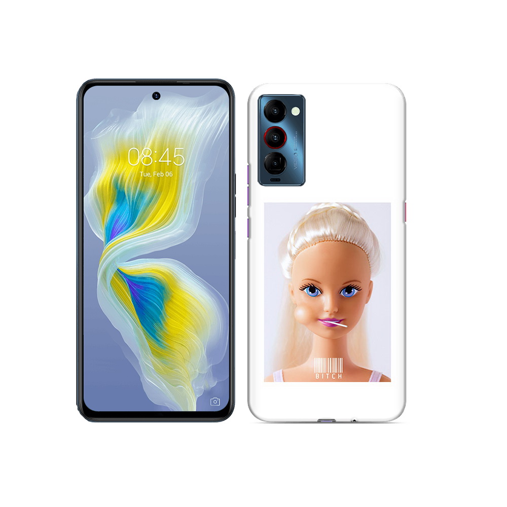 

Чехол MyPads Tocco для Tecno Camon 18 барби, Прозрачный, Tocco