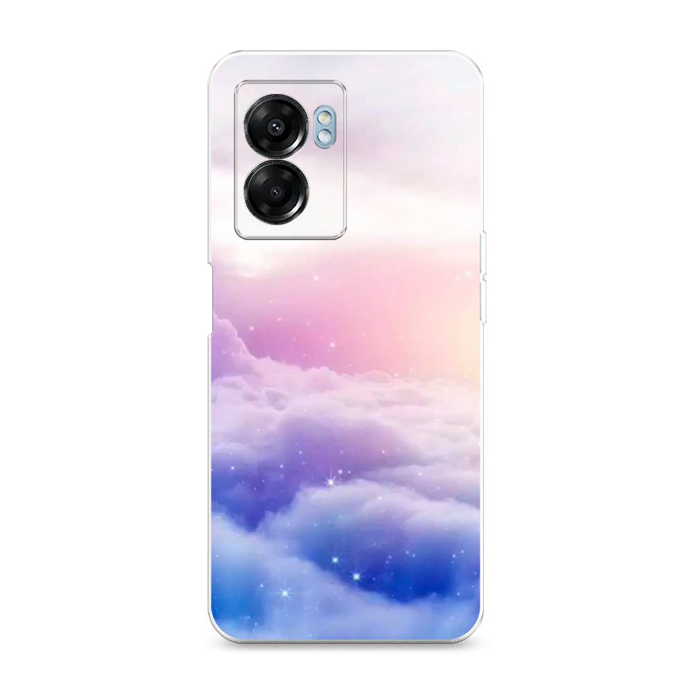 

Чехол для Oppo A57 5G/OnePlus Nord N300 5G "Небеса", Голубой;белый;розовый, 2510250-2