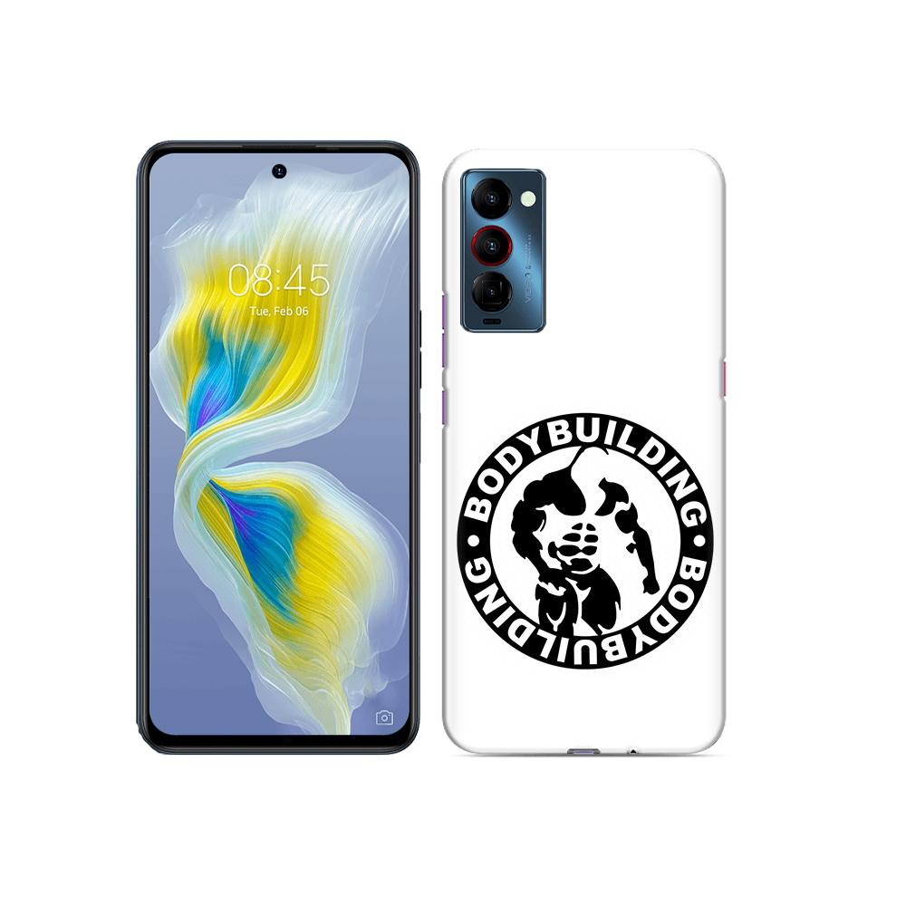 

Чехол MyPads Tocco для Tecno Camon 18 бодибилдинг, Прозрачный, Tocco
