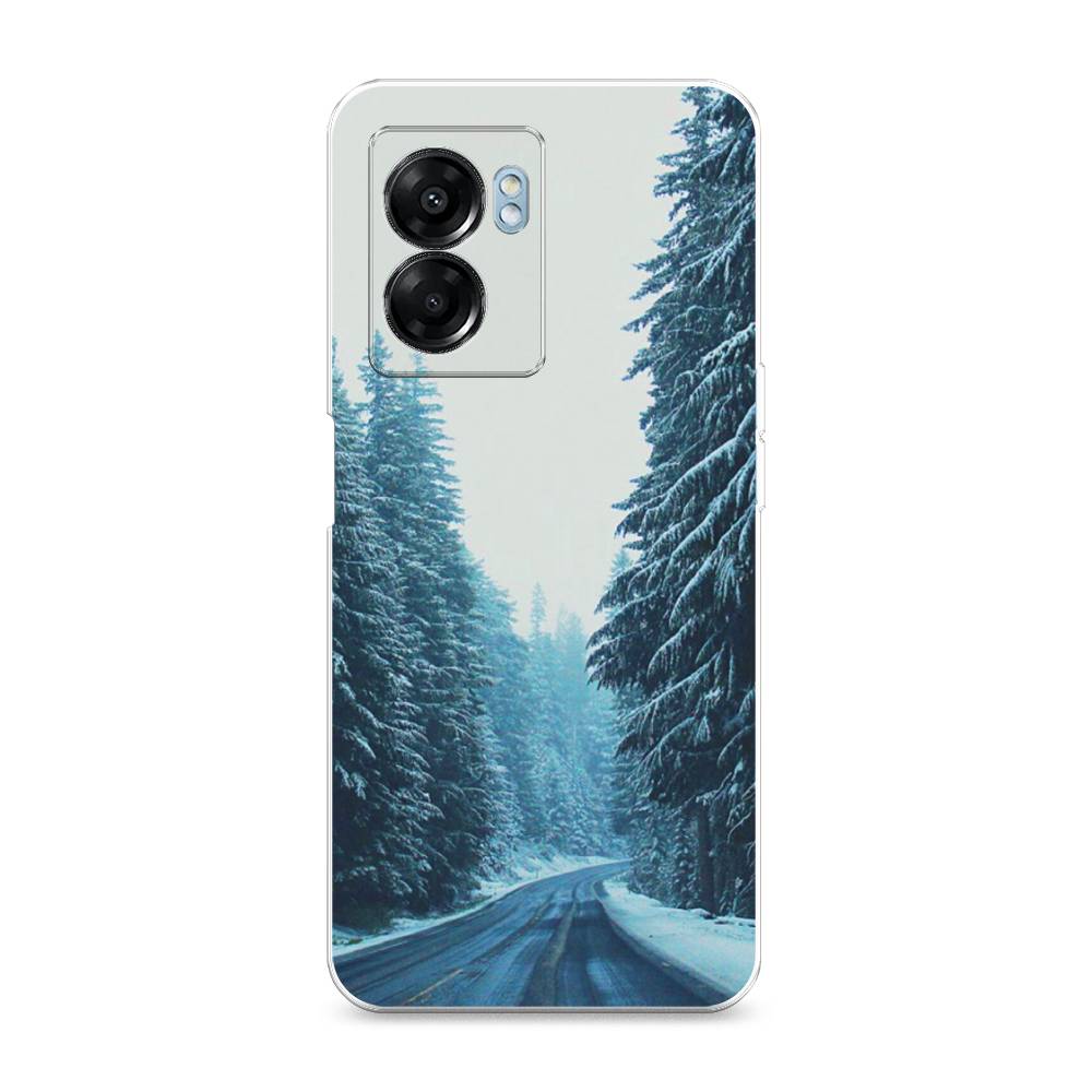 

Чехол для Oppo A57 5G/OnePlus Nord N300 5G "Зима 9", Бежевый;голубой;черный, 2510250-2