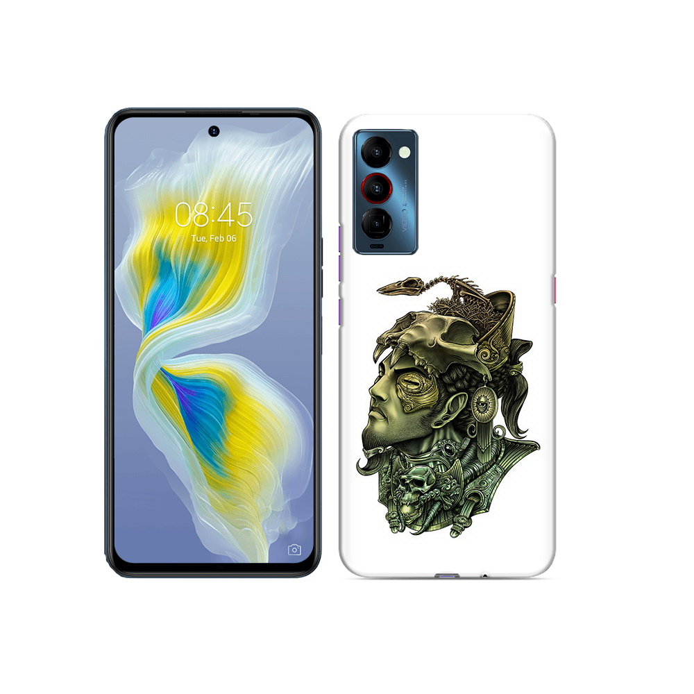 

Чехол MyPads Tocco для Tecno Camon 18 бронзовый воин, Прозрачный, Tocco
