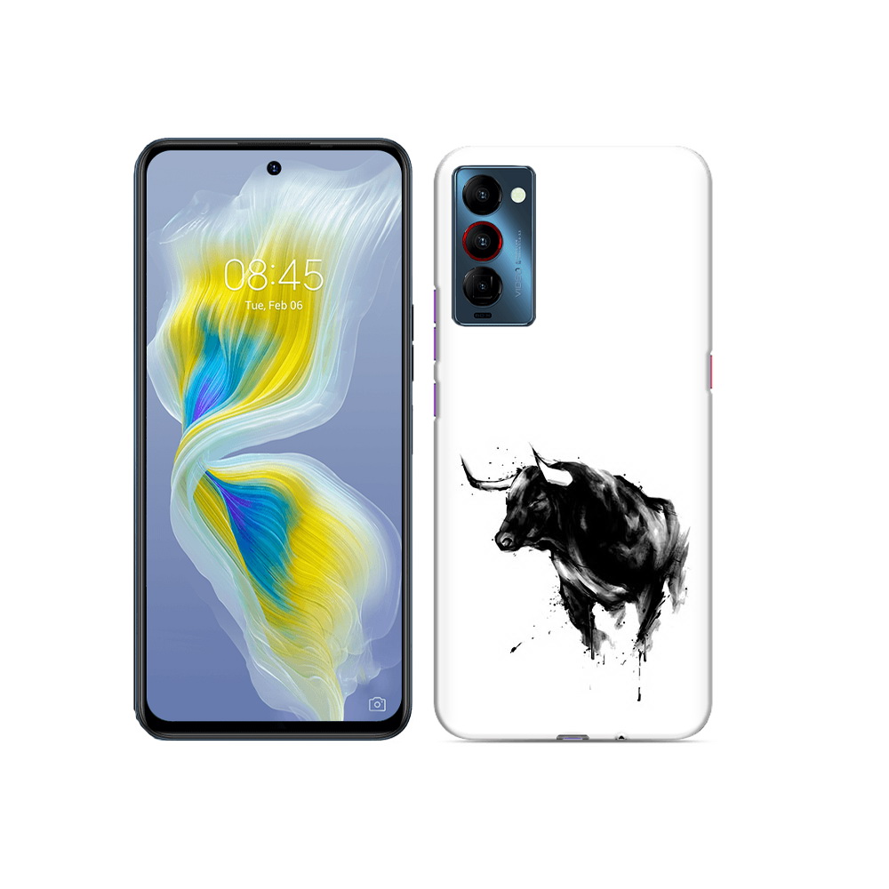 

Чехол MyPads Tocco для Tecno Camon 18 бык, Прозрачный, Tocco