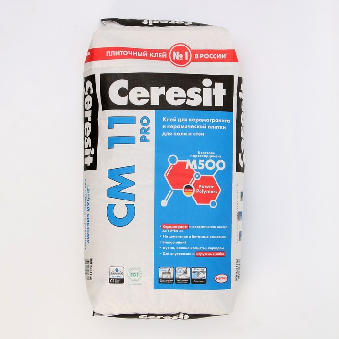 

Клей для плитки Ceresit СМ11 Pro (С1), 25кг