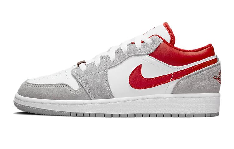 

Кеды унисекс Jordan Air Jordan 1 Low GS серые 35.5 EU, Серый, Air Jordan 1 Low GS