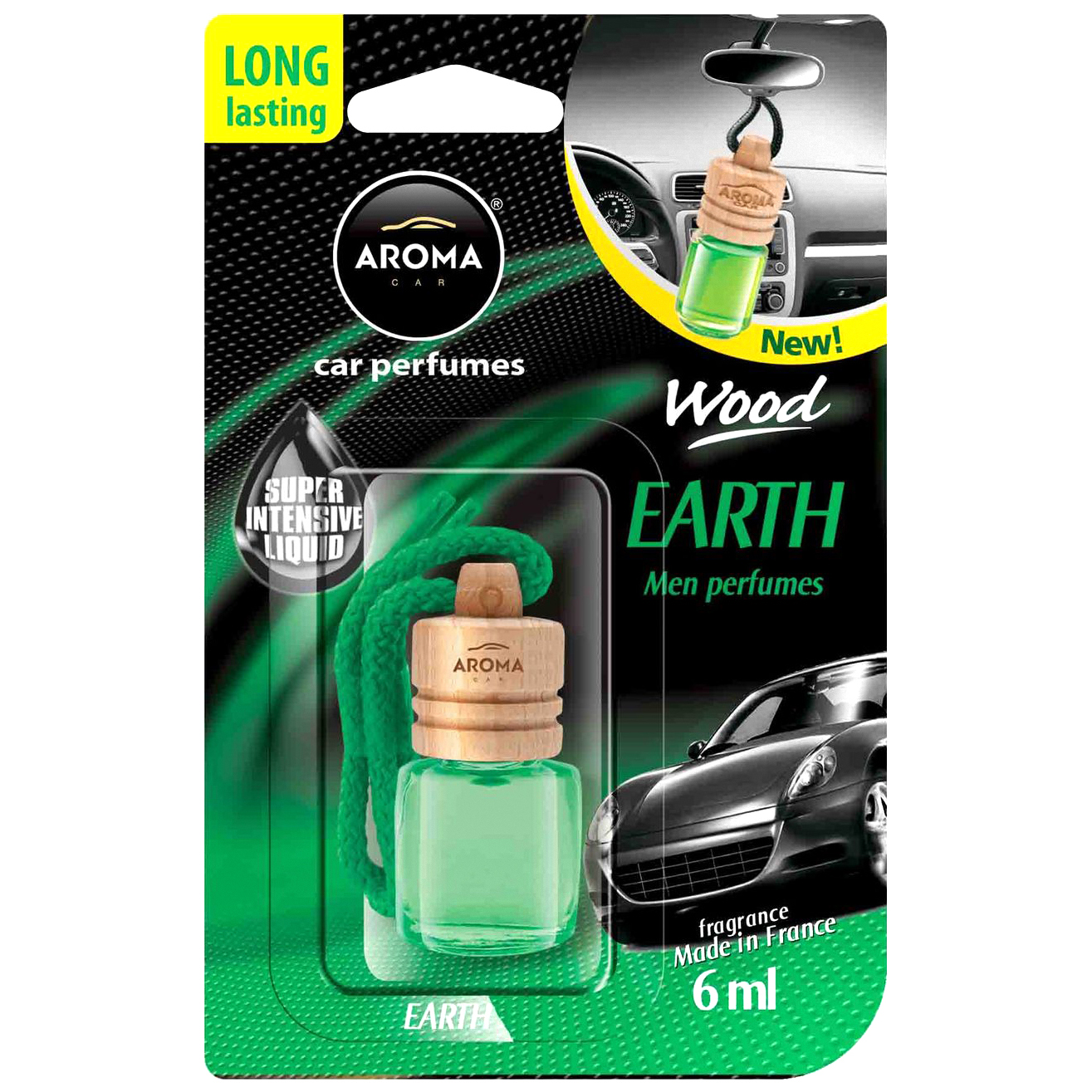 

AROMA CAR Ароматизатор подвесной WOOD Earth 92038
