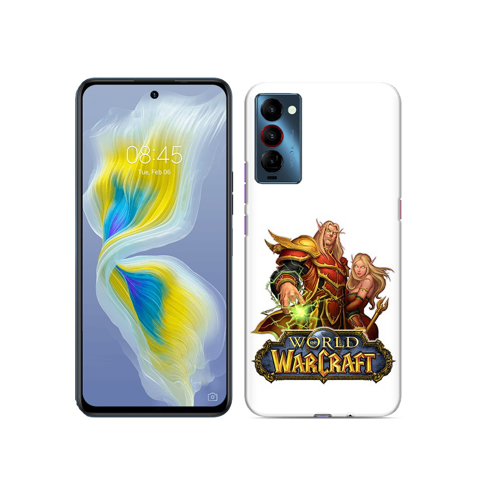 

Чехол MyPads Tocco для Tecno Camon 18 варкрафт2, Прозрачный, Tocco