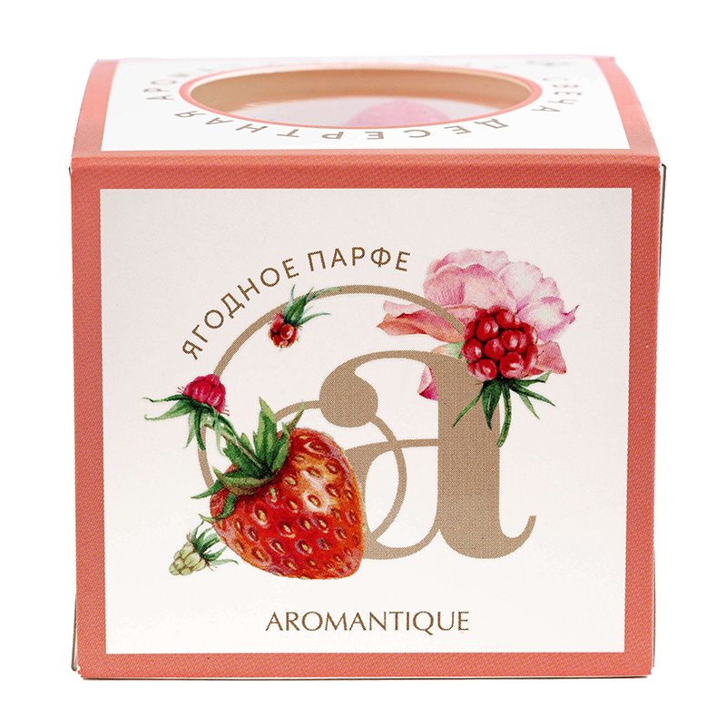 фото Ароматическая свеча aroma harmony ягодное парфе
