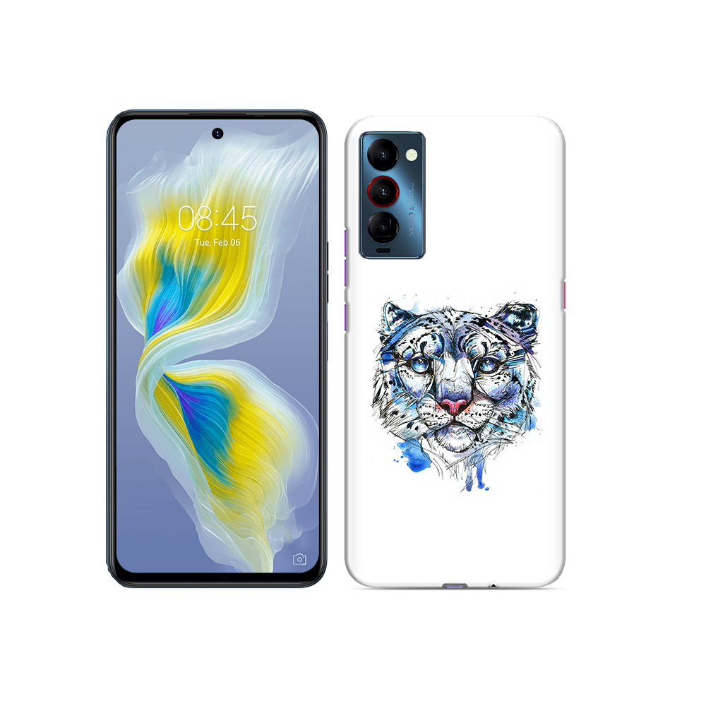 

Чехол MyPads Tocco для Tecno Camon 18 водяной тигр, Прозрачный, Tocco