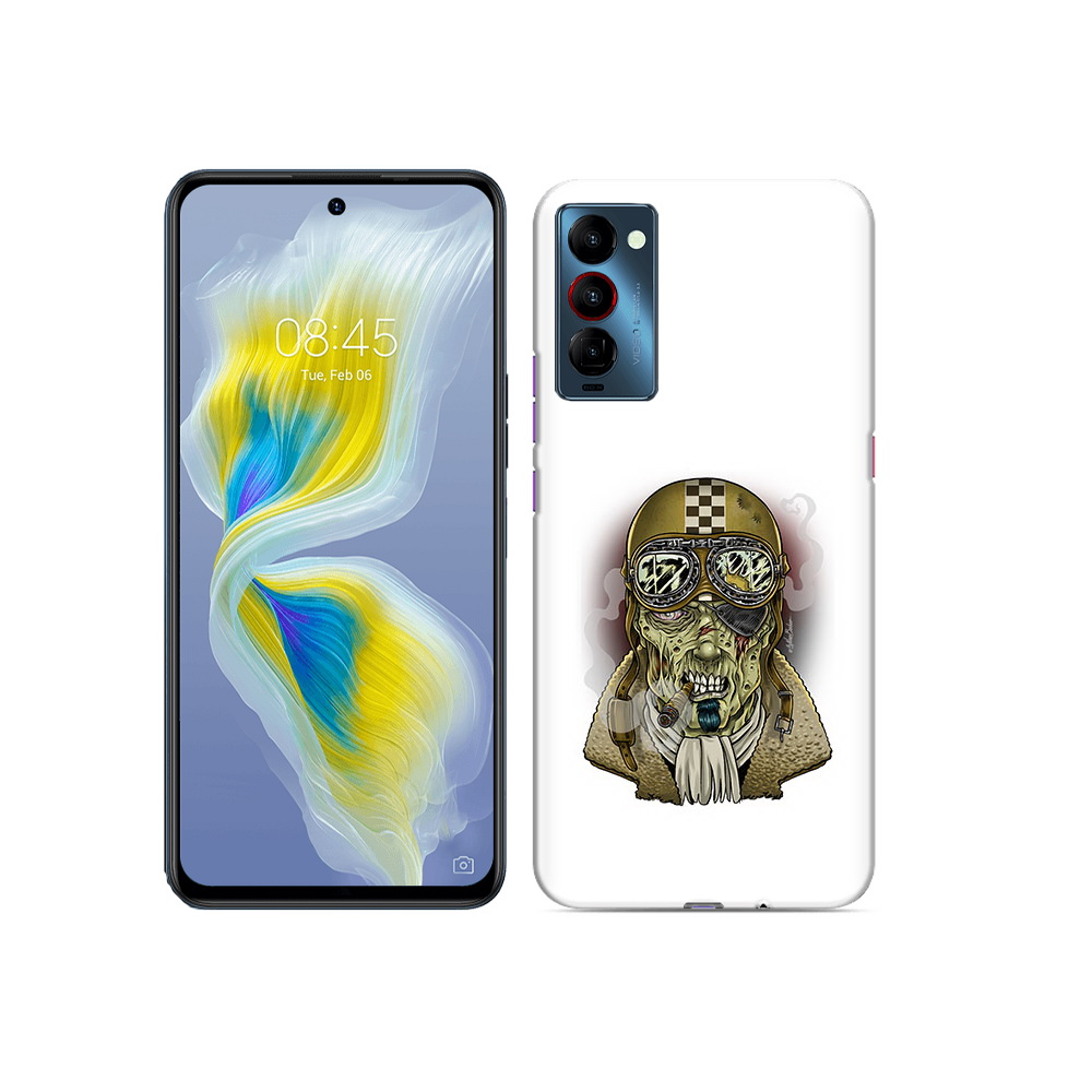 

Чехол MyPads Tocco для Tecno Camon 18 военный зомби, Прозрачный, Tocco