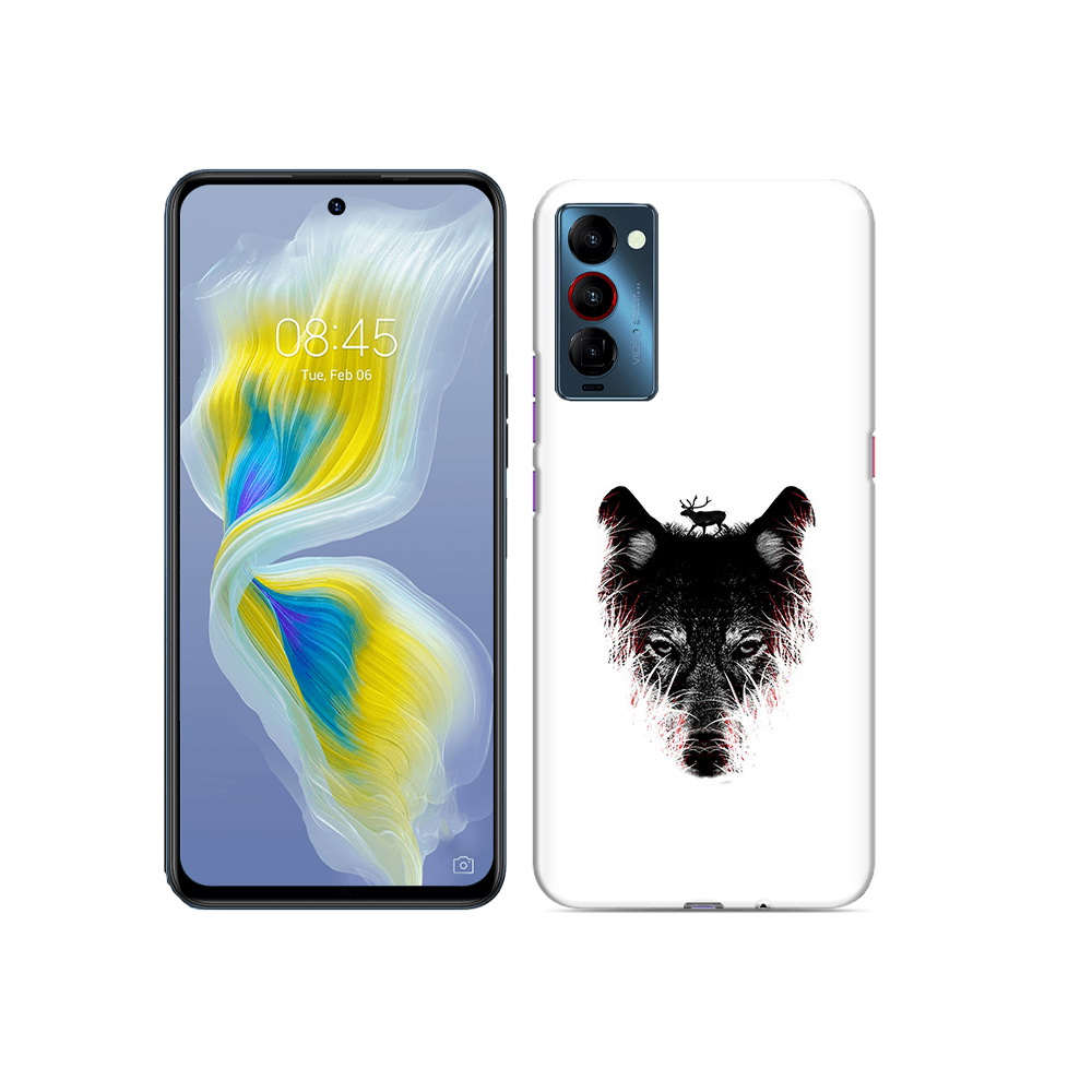 

Чехол MyPads Tocco для Tecno Camon 18 волк в траве, Прозрачный, Tocco