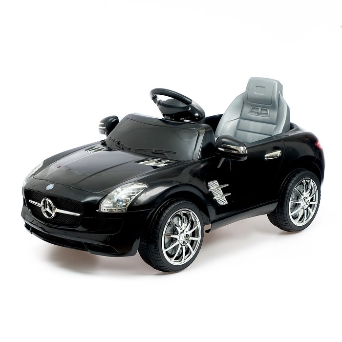 

Электромобиль MERCEDES-BENZ SLS, с радиоуправлением, свет и звук, цвет черный