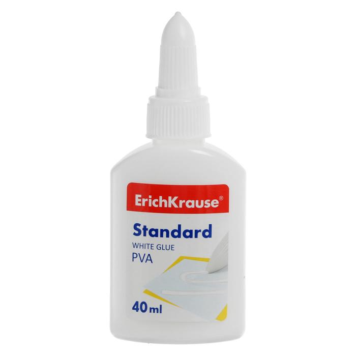 

Клей ПВА ErichKrause Standard, 40 мл
