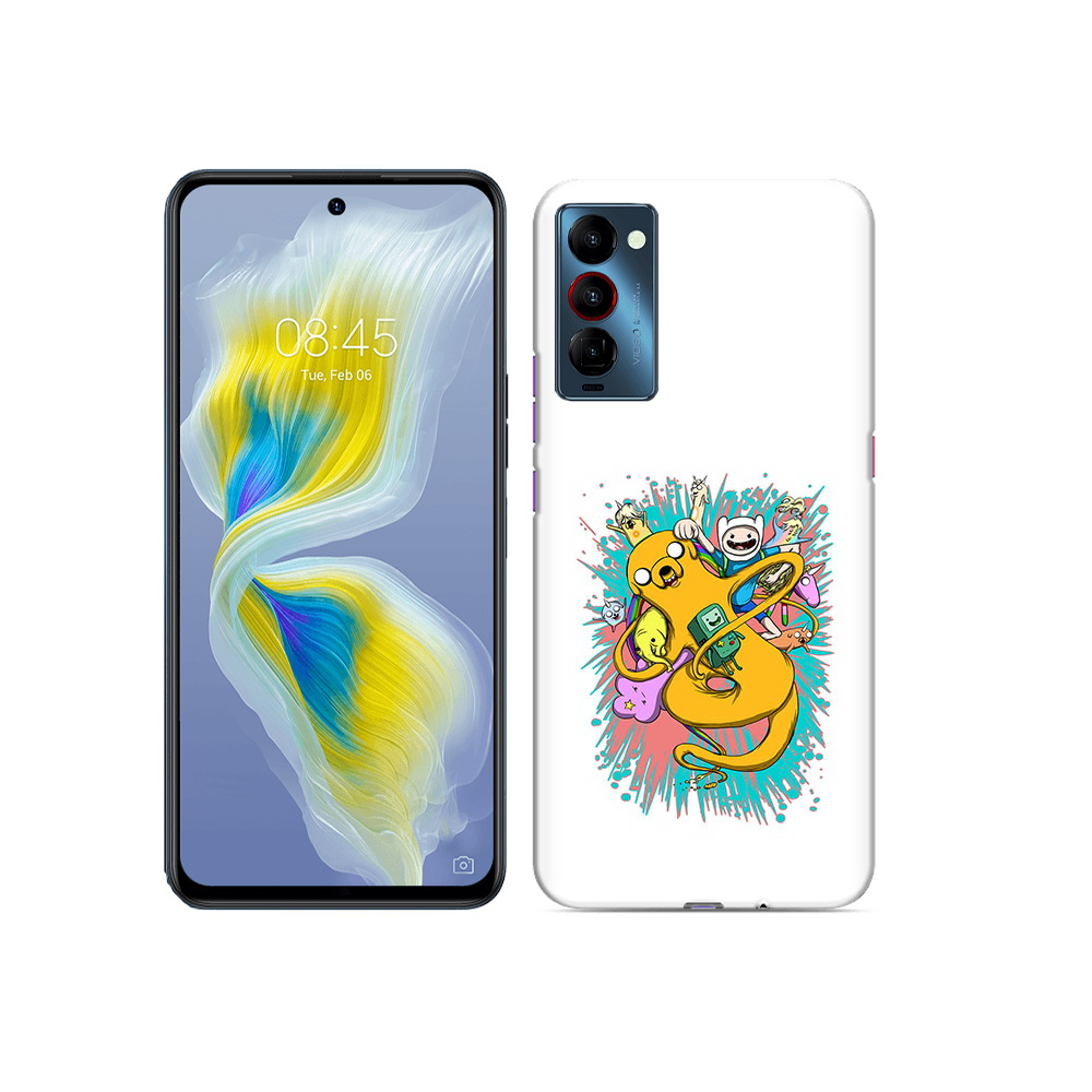 

Чехол MyPads Tocco для Tecno Camon 18 время приключений рисунок, Прозрачный, Tocco